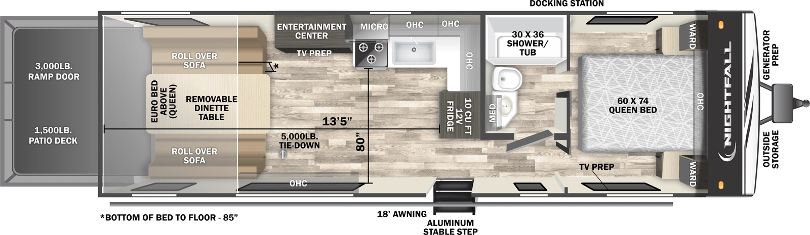 Nightfall 24N Floorplan